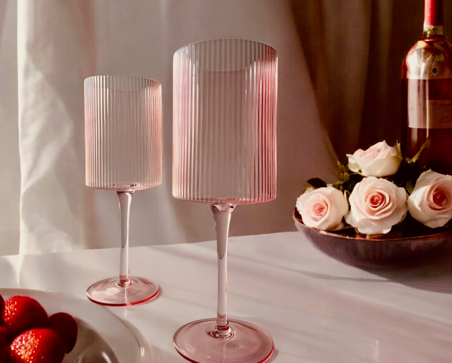 Blush Wine Glass Set