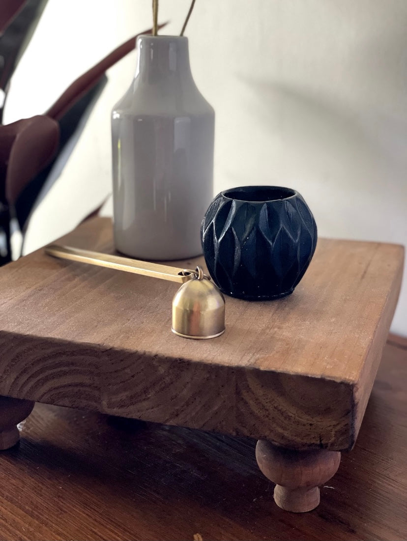 Antique Brass Bell Snuffer