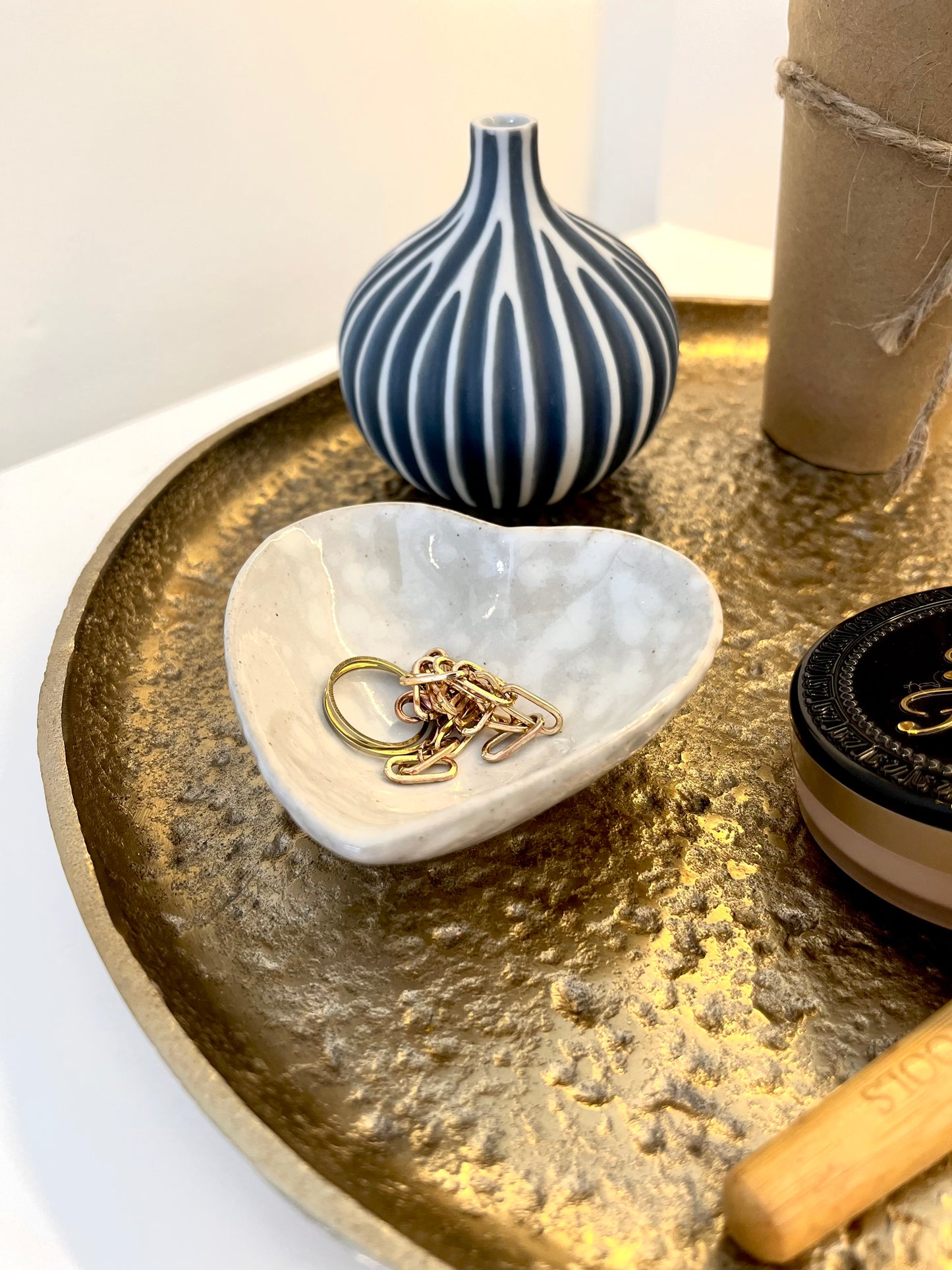 Debossed Gold Tray