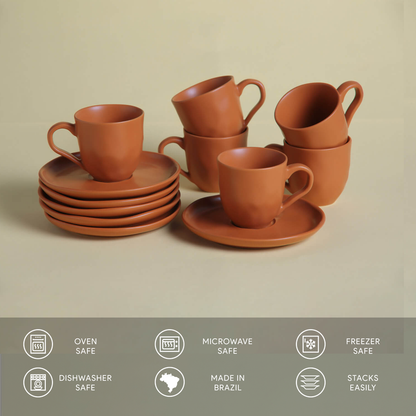 Terracotta Expresso Set